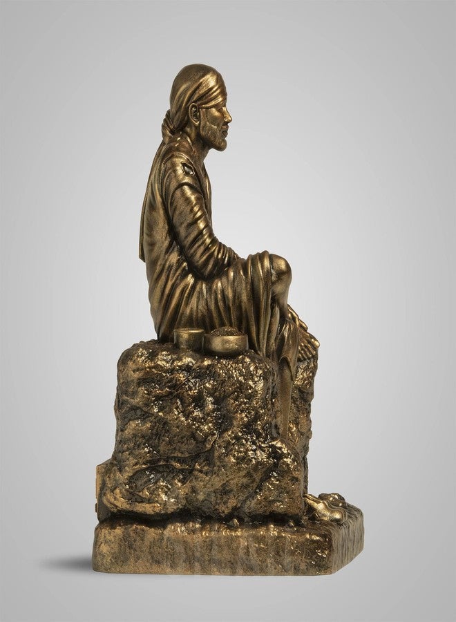 SILAII Shirdi Sai Baba Sculpture (Antique Bronze, 6 Inch) - Image 3